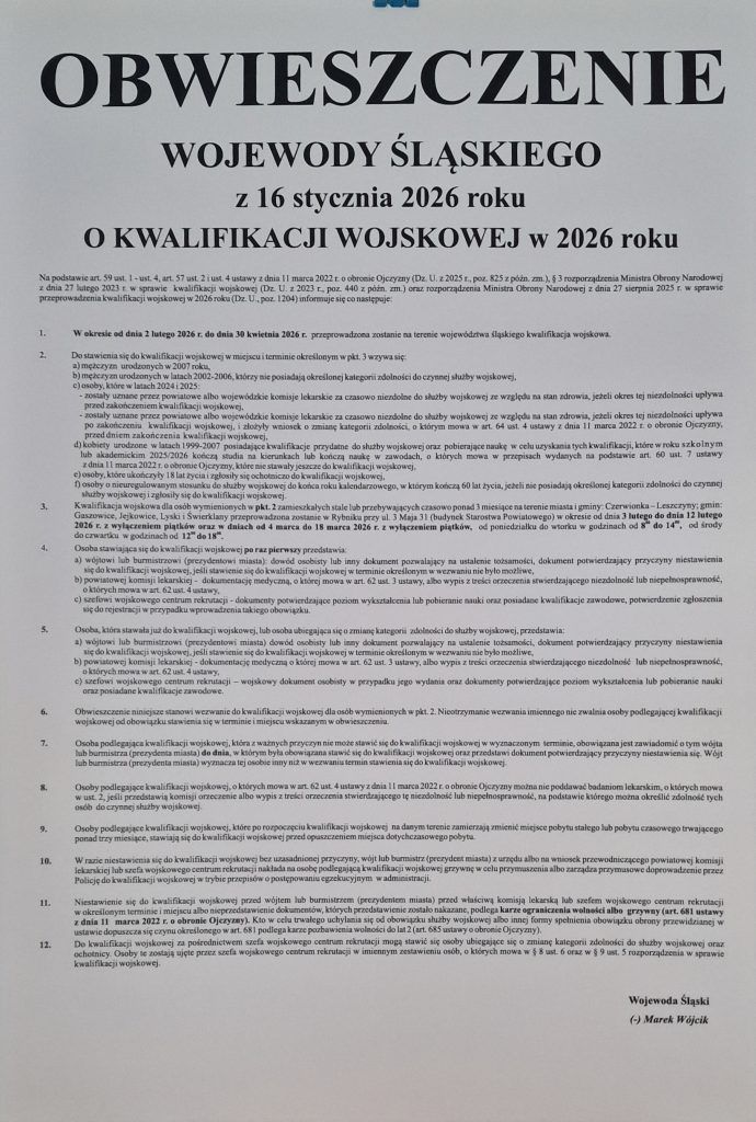 obwieszczenie