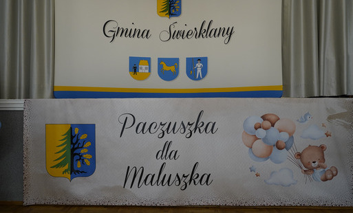 Zdjęcie do  &bdquo;PACZUSZKA DLA MALUSZKA&rdquo; - WYPRAWKA DLA NAJMŁODSZYCH MIESZKAŃC&Oacute;W GMINY ŚWIERKLANY URODZONYCH W 2025r.